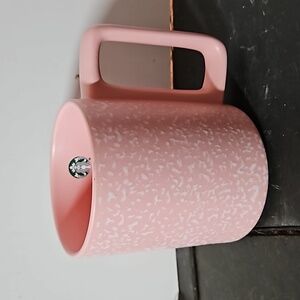 Starbucks Textured/Speckled Pink Coffee Mug/Cup 2019 Matte 12oz Valentine’s Day